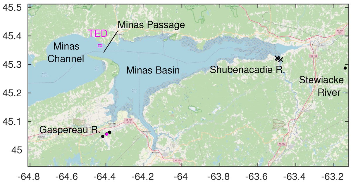 #NewArticle

#ProbabilityofAtlantic Salmon Post-Smolts Encountering a Tidal Turbine Installation in Minas Passage, Bay of Fundy mdpi.com/2306322 #mdpijmse via @JMSE_MDPI @MDPIEngineering

@AcadiaU

#fish #MHKturbine #tidalenergy #Atlanticsalmon #smolt #acoustictelemetry