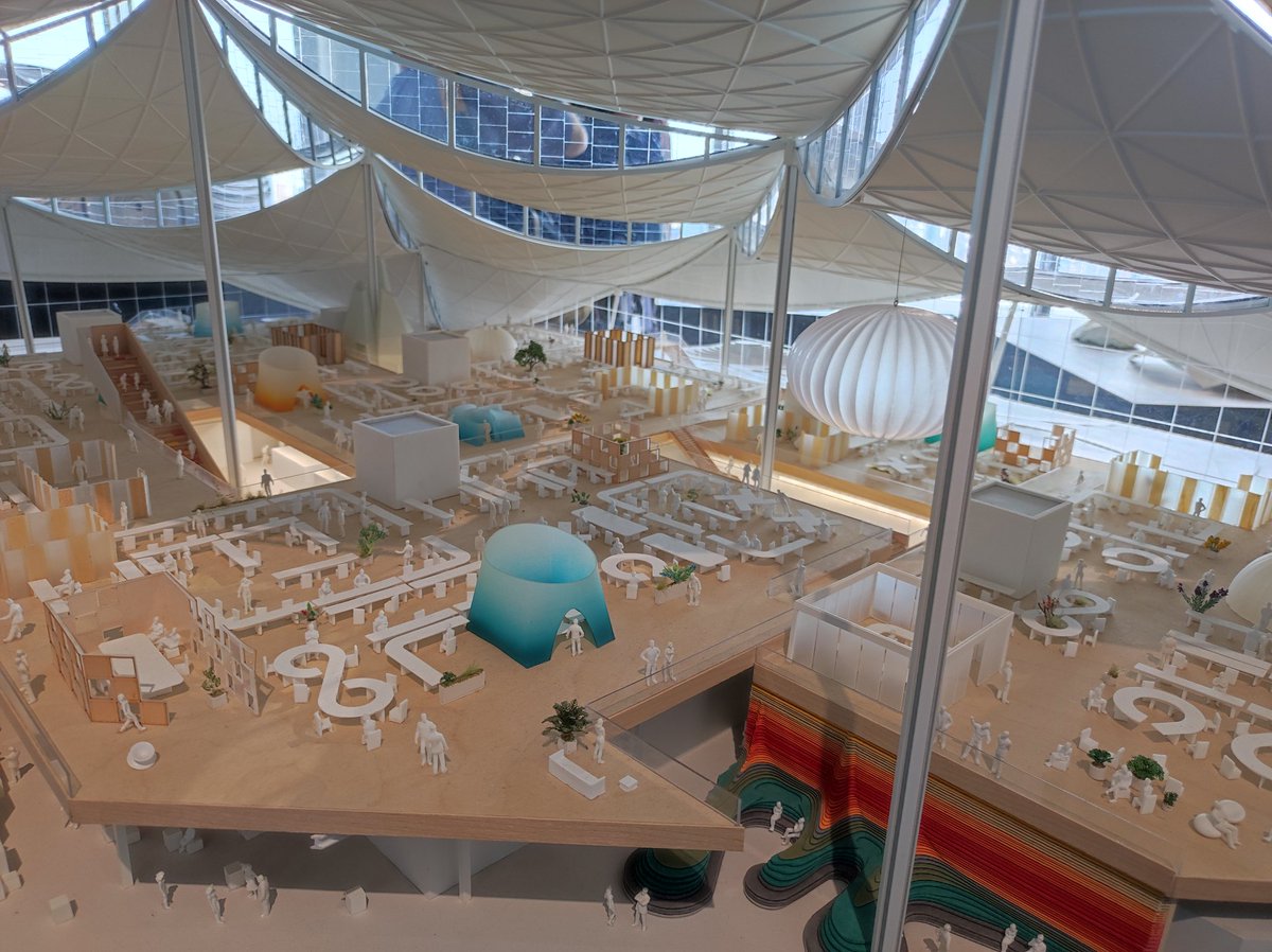 suna_web3's tweet image. ヘザウィック・スタジオ展に行ってきました。
共感する建築がテーマで、その試作品が展示されており、機能美と遊び心、その作品の文脈が見事に表現された中々見応えがあるものでした。…