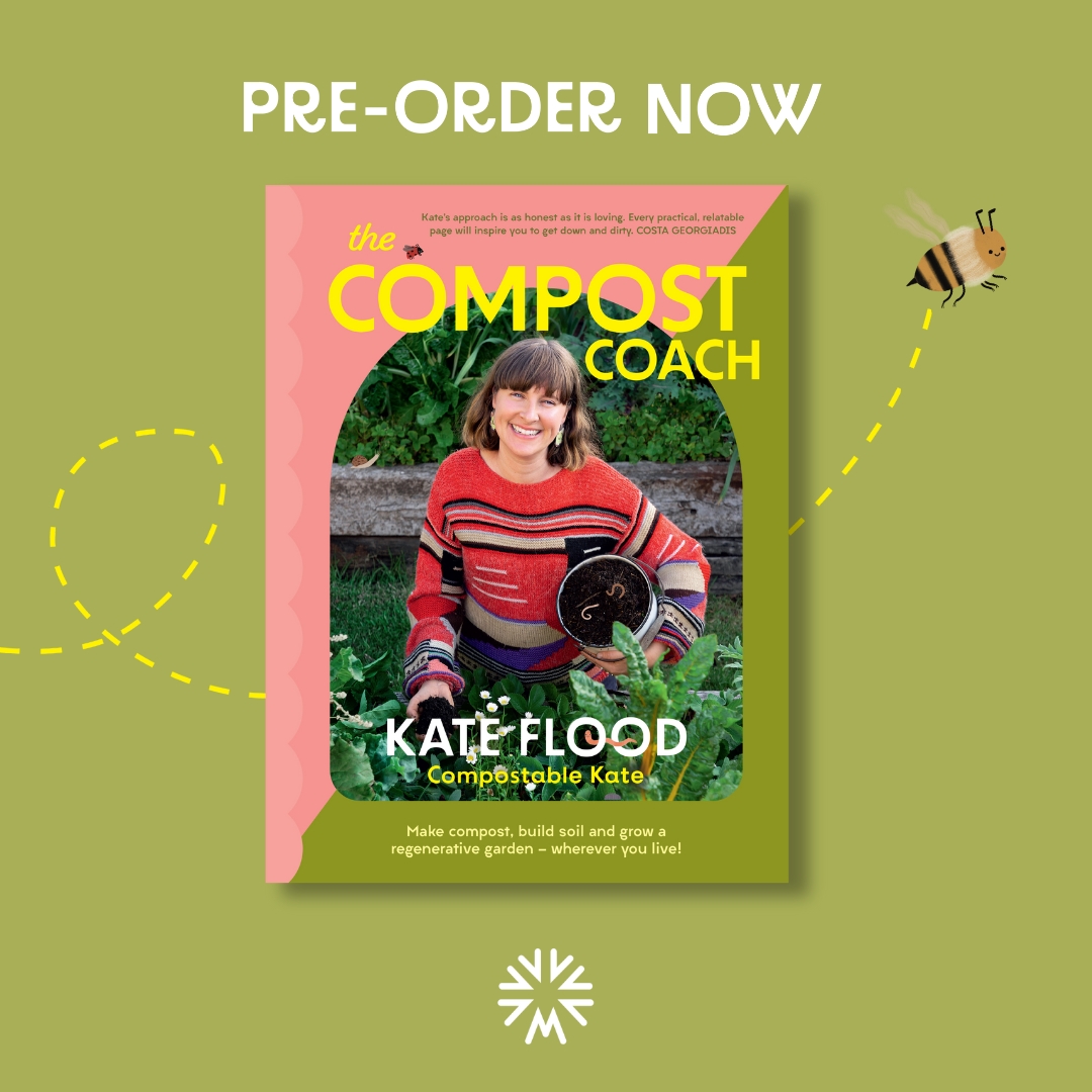 Join Kate Flood for a journey into the wonderful, not scary, world of composting 🍂

Composting need not be smelly or time-consuming or somebody else's problem. It's relevant and important and utterly achievable wherever you live.

Pre-order today! 📚

#compost #howtocompost