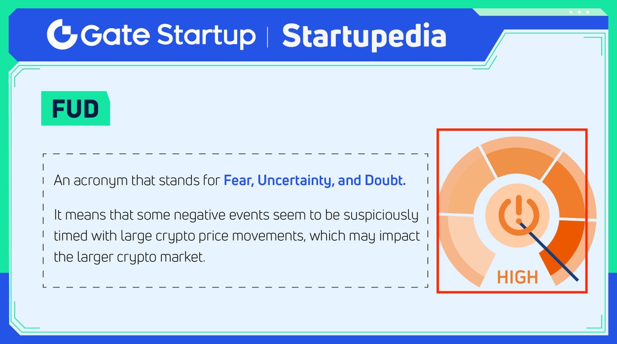 🧑🏻‍🎓Let’s learn a new term with #Startupedia: #FUD

“Be greedy when others are fearful, and be fearful when others are greedy.” What’s your choice when it comes to the FUD? HODL, or panic?