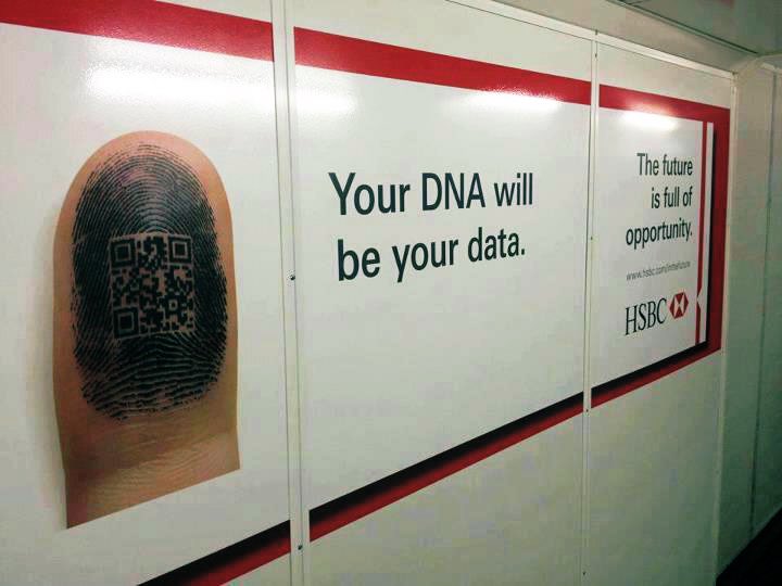 ⚡️NO BANK CAN BE TRUSTED⚡️
Why is #HSBCBank advertising our DNA will be our data???
All you kazarian elitist globalist commies will NEVER have our DNA! Your One World Government WILL COLLAPSE! 
No wonder during the Great Depression old people saved their money in hidden places!…