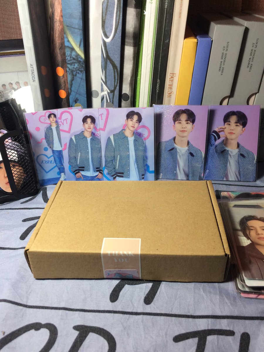 KPOPloverss17's tweet photo. Thank you for getting mingyu fml pc my first buyer @rebshion06 ♡ hoping mingyu come to you safe 💖🥰 https://t.co/EeigRxk0ce