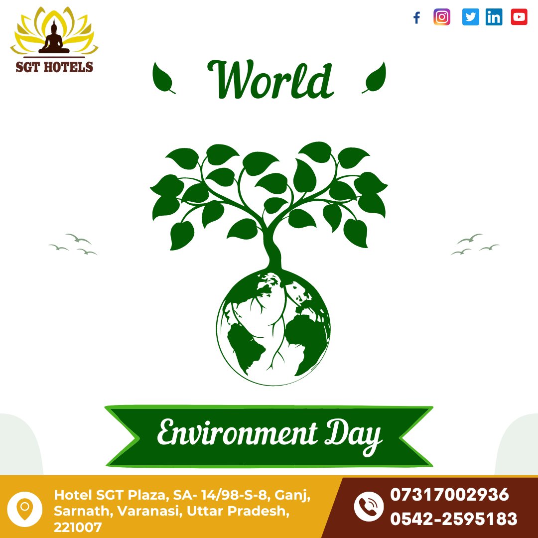 This World Environment Day we’re reminding people that even small acts create big impact.

#WorldEnvironmentDay2023 #WorldEnvironmentDay
#banquet #banquethall #birthdayparties #birthdayparty #bride #varanasi