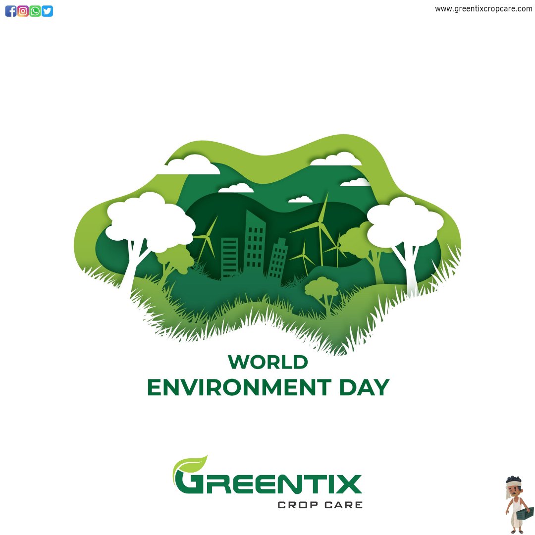 GreentixCC's tweet photo. World Environment Day
#WorldEnvironmentDay #greentix #agriculture #crop #farmers #harbicide #fartilizer #fungicides #pesticides #PGR #bioproduct #bestproduct #goodproduct #bestprice https://t.co/AT9oupCqv1