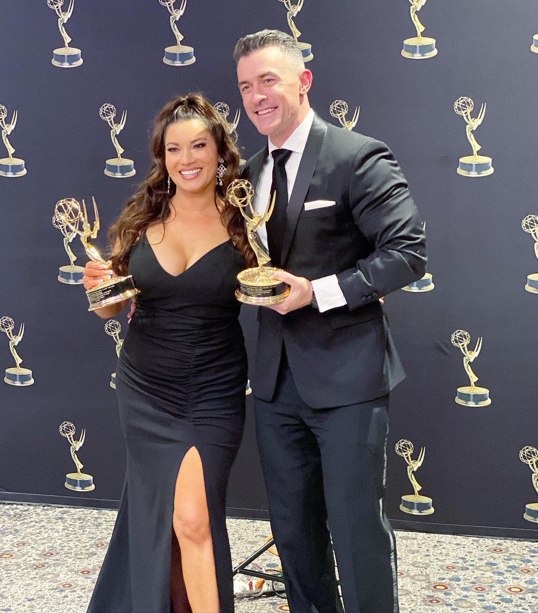 TySteeleNews's tweet photo. What an epic night! My first ever Emmy nominations, and we won in all three categories! 🏆🏆🏆 We really are a family at @kcranews. It’s nice to have a night to cheer on everyone’s success. Thank you to @ArielRoblinKCRA, @DerekKCRA and Claire Blackemore for unconditional support! https://t.co/lBTVjQsOKC