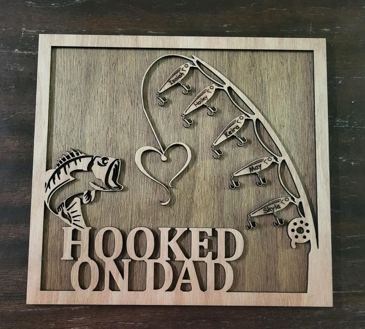 CreativeLabsCo1's tweet photo. #etsy shop: Father's Day gift, Custom dad's gift. Grandpa's birthday. Custom dad sign, Wood custom name sign, Sentimental gift, Fishing Dad custom sign, https://t.co/MI0BEzUxfY #fathersdaygift #grandpasgift #giftforhim #dadsgift #customfamilysign #personalizedforhim #s https://t.co/Q61vcd2l7h
