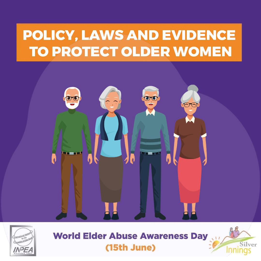 World Elder Abuse Awareness Day (WEAAD) is on 15 June. This year's theme is 'Closing the Circle:Addressing Gender-Based Violence (GBV) in Older Age, Policy, Law and Evidence-based Responses'
#WEAAD #WEAAD2023 #AGEWITHRIGHTS @GAROP_Sec @CommonAgeAssoc @IE_OlderPersons @UN4Ageing