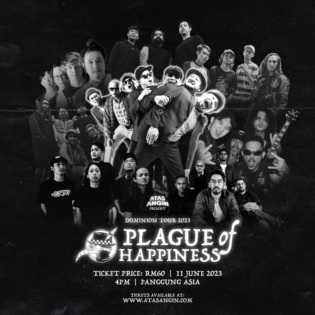 Jenn_Thompson's tweet photo. #ONGROUND LIVE : @Plaguetweets DOMINION TOUR 2023
Supporting acts: #TrophyKnives @AHMband @DependentMy @ARMPUNKSNDCTE #SecretSignal @krustyhc @KyotoBand 
at #PanggungAsia No.605, Jalan Gombak, Batu 4 1/2 #KL
SUNDAY June11 4pm
TICKETS : https://t.co/1yoRPfP2uX https://t.co/eIEVK1VjDx