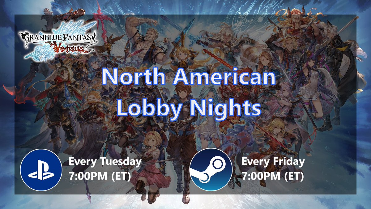 NA PS4 #GBVS lobby night has now begun in New York lobby 1!