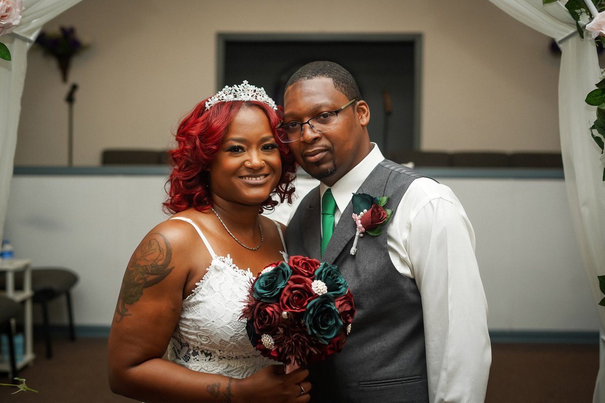 DenicoPatrick's tweet photo. I married my best friend on 6-3-23🥰🥰 
Let me reintroduce ourselves…..Mr &amp; Mrs Winston!!! #winstonforthewin https://t.co/fu5hxfhZkU