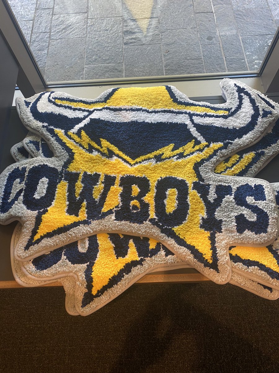 beavington_'s tweet photo. Misso has blown up at my prospective purchase.

I says "media room floor mat".
She says "bath mat"
Tag says "floor mat"

It's getting firey over the texts.......

🐮🤠
#matgate https://t.co/4V91VteBVz