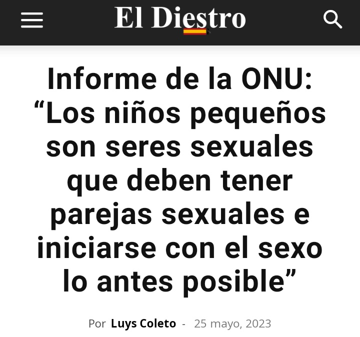 Muchos mencionan los parecidos del mundo actual con 1984 de Orwell, pero poco se habla de cosas como ésta que parecen sacadas directamente de Un Mundo Feliz de Huxley...

La ONU es un pvto c4ncer para la humanidad. No desarrollo.