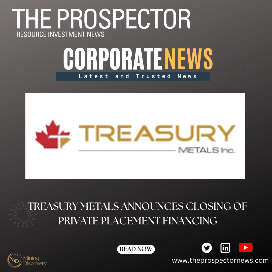 Treasury Metals Announces Closing of Private Placement Financing miningdiscovery.com/?p=6598&feed_i…
#goldmining #gold #mining #goldrush #goldmine #goldprospecting #miningdiscovery #mininglife #miningengineering #prospecting #adventure #miners #geology #miner #goldnuggets #coalmining #...