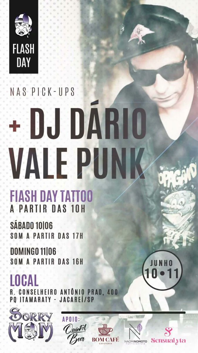 dariovalepunk's tweet photo. Próximo sábado e domingo toco nesse evento naipe em Gothan! Lembrando que no local tem um bar bacana pra você poder degustar suas biritas :) https://t.co/Hha1zroKRr