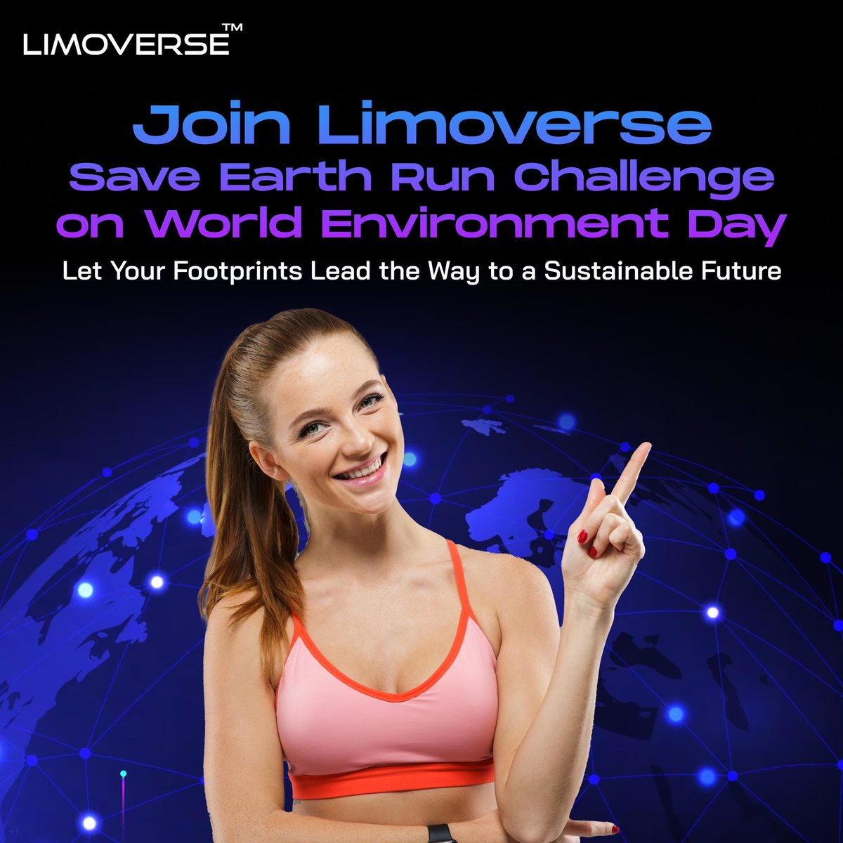 limoverseglobal's tweet photo. Today is World Environment Day &amp; the #LimoverseSaveEarthRun is on!🌎🏃‍♂️

Don't forget to avoid using private vehicles and participate in our competition👣

Every step you take or cycle pedal you push contributes to a healthier planet
🍀

Let's do this!💪🏻

#WorldEnvironmentDay https://t.co/INEe4jL6aB