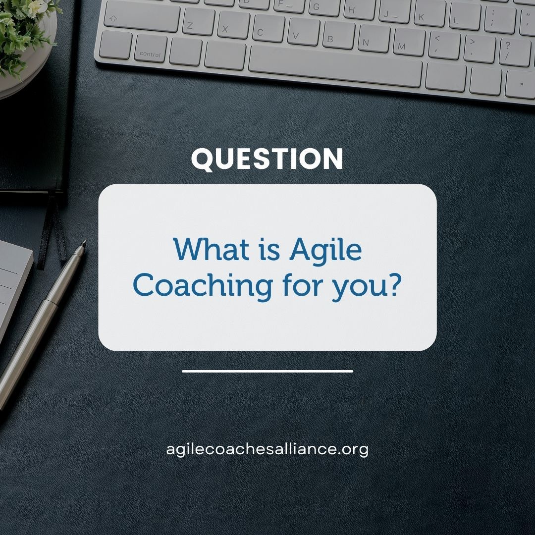 Calling all Agile enthusiasts! We want to hear from you!

What does Agile Coaching mean to you?

Share your insights and experiences in the comments below. Let's spark a conversation and learn from each other's perspectives.

#AgileCoaching #ShareYourInsights #AgileCommunity