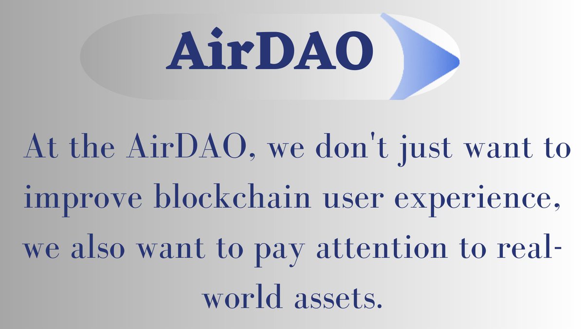 AirDAO is ushering in a new era in Blockchain technology, by seeking to providing real-world asset and utility. 
@airdao_io $AMB #web3