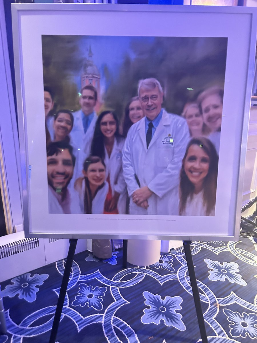 Honoring Dr. Ross Donehower, program director of @Hopkins_HemOnc for 30+ year, amazing mentor and master educator. Undoubtedly one of the greatest role model of all time #ASCO2023