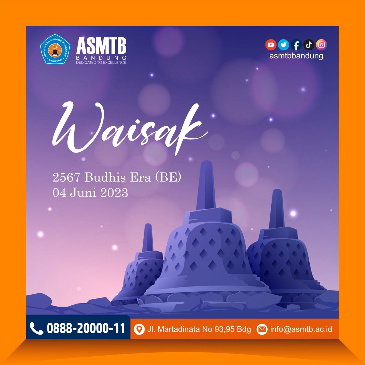 Selamat Hari Waisak 2023 Semoga Damai dan Cahaya Waisak Senantiasa Menerangi Kita Semua.