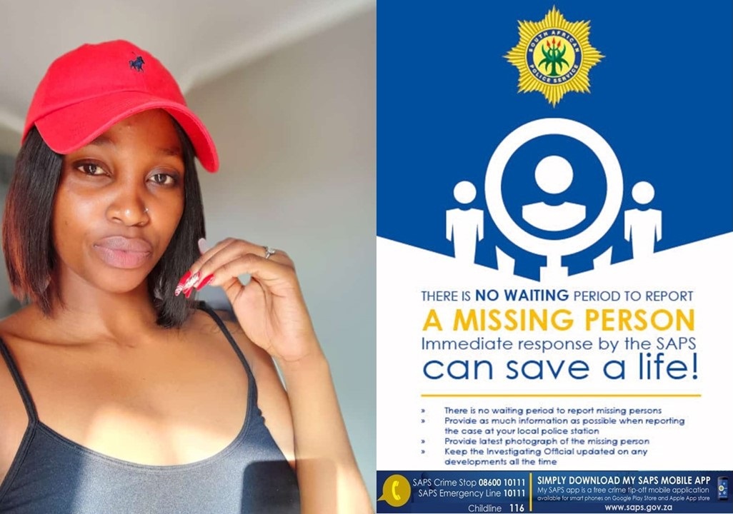 SAPoliceService's tweet photo. #sapsNC Mothibistad SAPS requests community assistance to help find #missing Kgomotsego (Dudu) Madikisho. Anyone with information, call WO Molete 063 441 8320. Alternatively, call #CrimeStop 08600 10111 or use the #MySAPSApp to submit a tip-off. NP
https://t.co/dsQuqUvnA5 https://t.co/093sUCFFhh