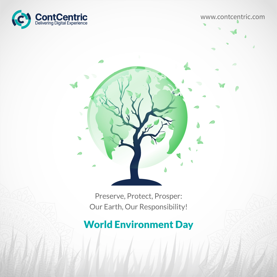 ContCentric's tweet image. On this World Environment Day, let's come together to celebrate our beautiful planet and take action for a better tomorrow.
#ContCentric #tridhyatech #WorldEnvironmentDay #GoGreen #nature #EnvironmentDay #climatechange