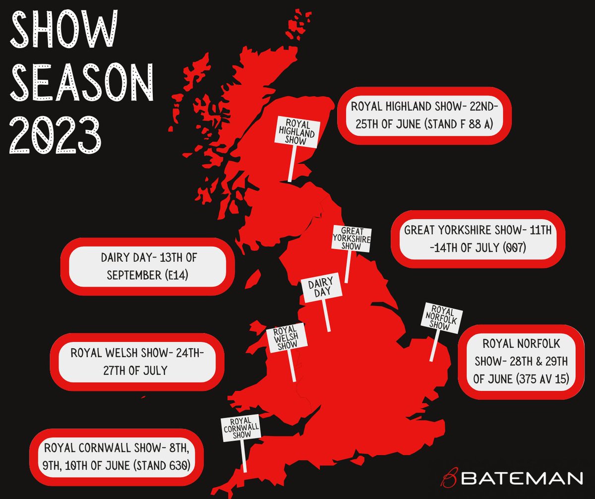 LMBateman79's tweet photo. Here at #LMBateman we are into Show Season 2023 ๐๐ฎ
Make sure you stop by the stand to see our equipment, discuss bespoke system requirements with our sales managers, or take a look at our FETF Grant Eligible items. ๐ค
You can find us at the following shows โฌ๏ธ
#Showseason https://t.co/W5aTgXMtDw
