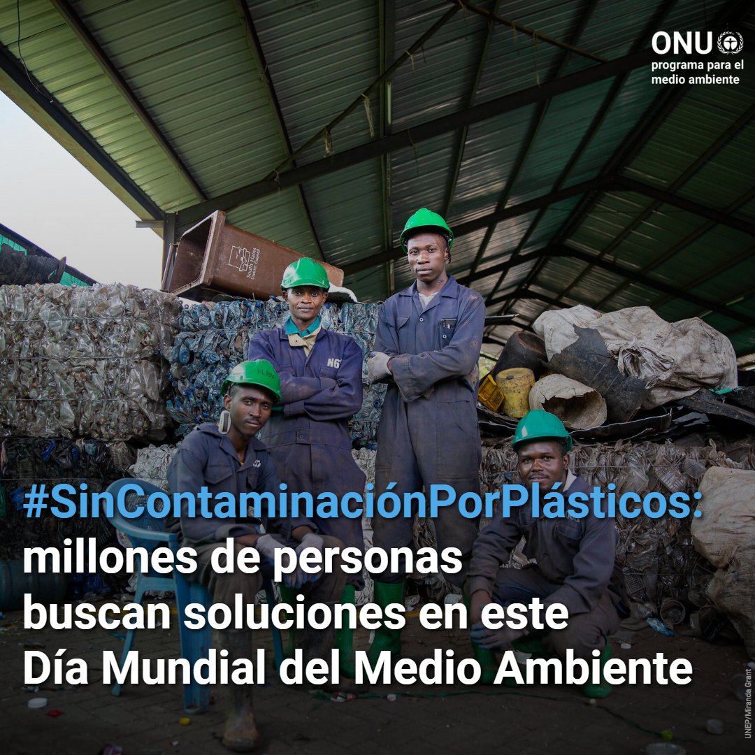 El movimiento #DíaMundialDelMedioAmbiente de este 2023 está cobrando fuerza:  Desde limpiezas de playas, talleres de costura de bolsas de tela y conciertos en vivo en favor del enfoque cero desechos plásticos.

Participa ♻️

#SinContaminaciónPorPlásticos.

unep.org/es/noticias-y-…