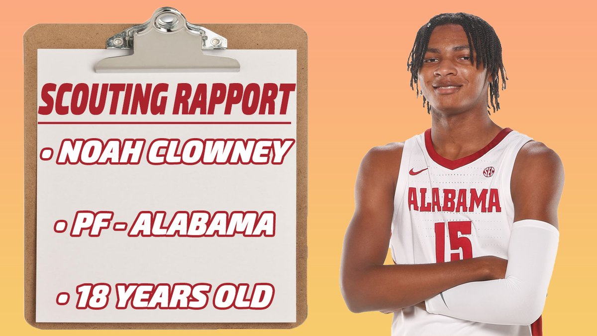 ScoutingRapport's tweet image. 📢📢📢 Check out our 26th episode of #ScoutingSundays for the 2023 NBA Draft which breaks down @AlabamaMBB forward Noah Clowney's freshman season as well as his NBA potential! #NBADraft 

youtu.be/L0MQhs7trRs
