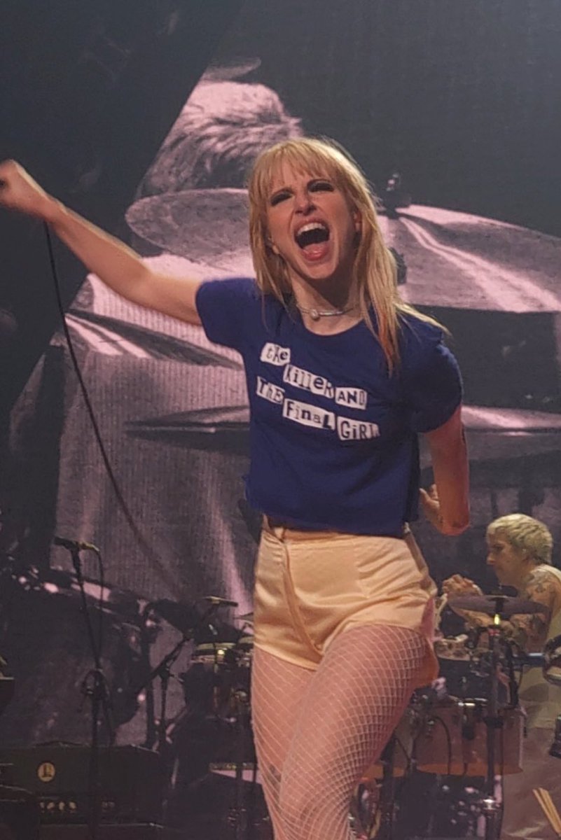 YELYAHPOI's tweet photo. โTHE KILLER AND THE FINAL GIRLโ
hayley in Cleveland, OH #paramoreCleveland https://t.co/vZUTp7JqxX