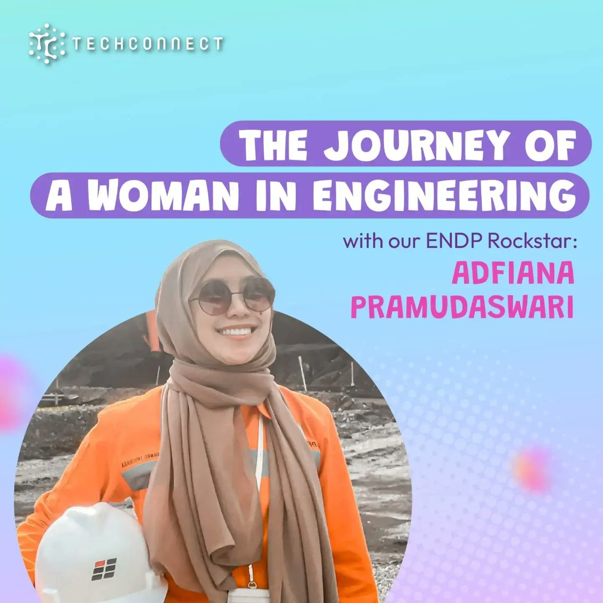 Techconnectid's tweet image. Let's take a look at the inspiring journey of our Engineering Development Program (ENDP) Rockstar, Adfiana Pramudaswari, and her thoughts about joining the program, her aspirations, and even her hobbies outside of work.

#TechConnect #EmployeeJourney #DevelopmentProgram
