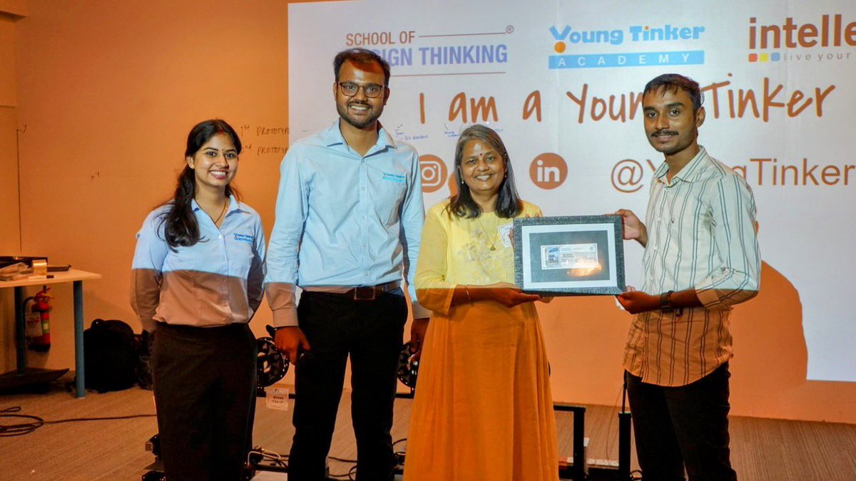 Grateful &amp; thrilled to have attended an insightful workshop by <a href="/YoungTinkerHQ/">Young Tinker Academy</a> at <a href="/i_DesignArena/">Intellect Design Arena</a> . Interacting with students, exploring 3D Printing, and sharing my journey was incredible.Thank You <a href="/AnilPradhanEdu/">Anil Pradhan</a> @VaishaliEd for your mentorship and guidance. #mentorship #workshop