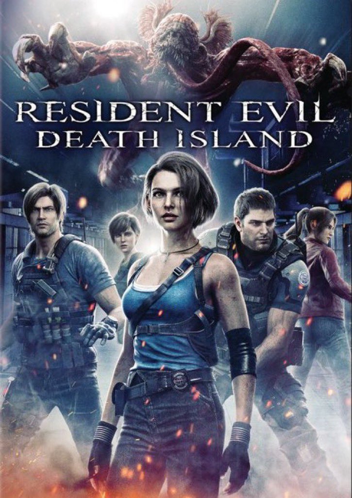 Resident Evil Death Island  Blu-Ray/DVD Cover out July 27th (According to Wal-Marts Website)