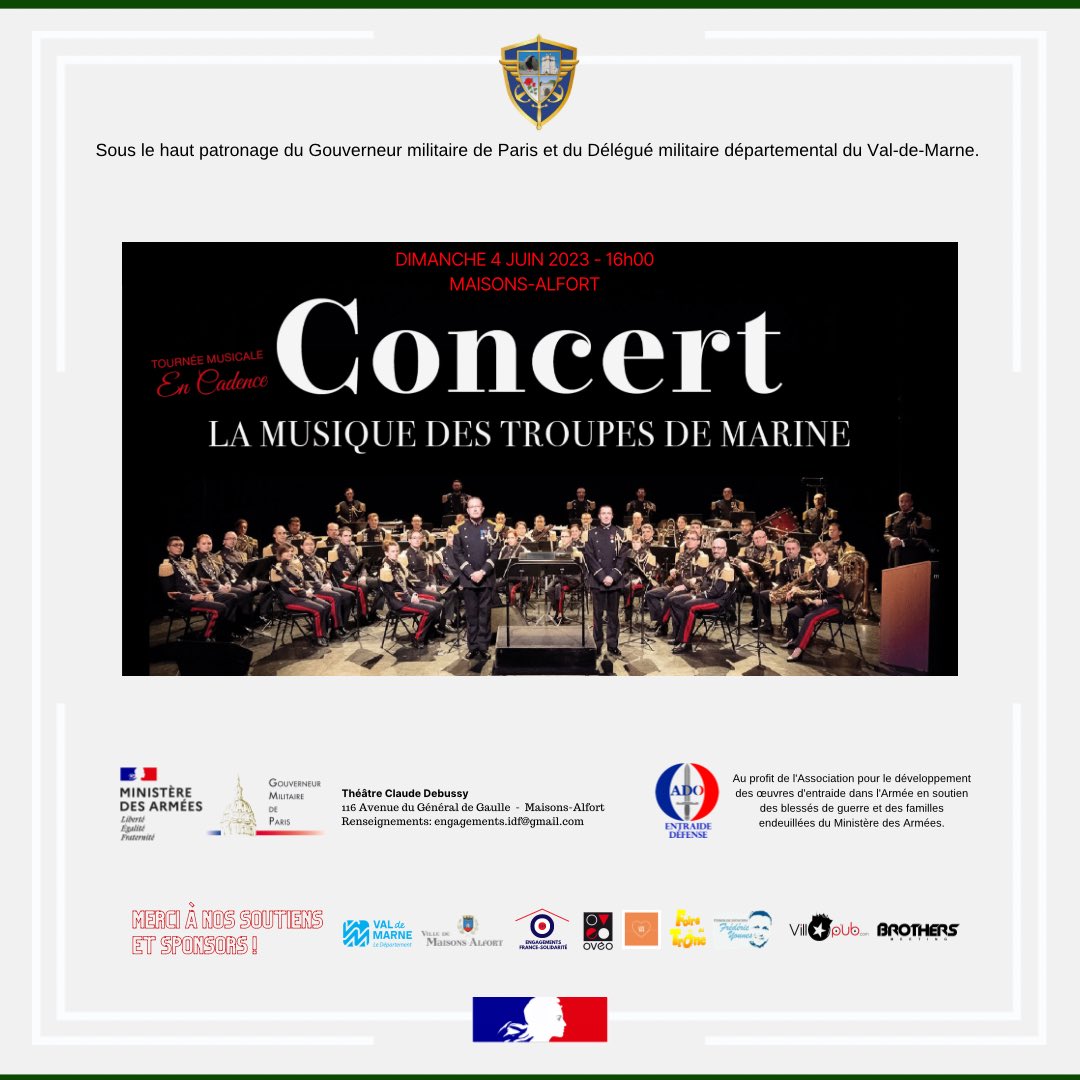 🎗Honneur d’avoir accueilli hier en qualité de commandant de réserve près de 30 bénéficiaires maman et enfants de l’association des mamans solos présidée et fondée par la plus inspirante des journalistes de notre pays @christine_kelly pour ce grand concert departemental de…