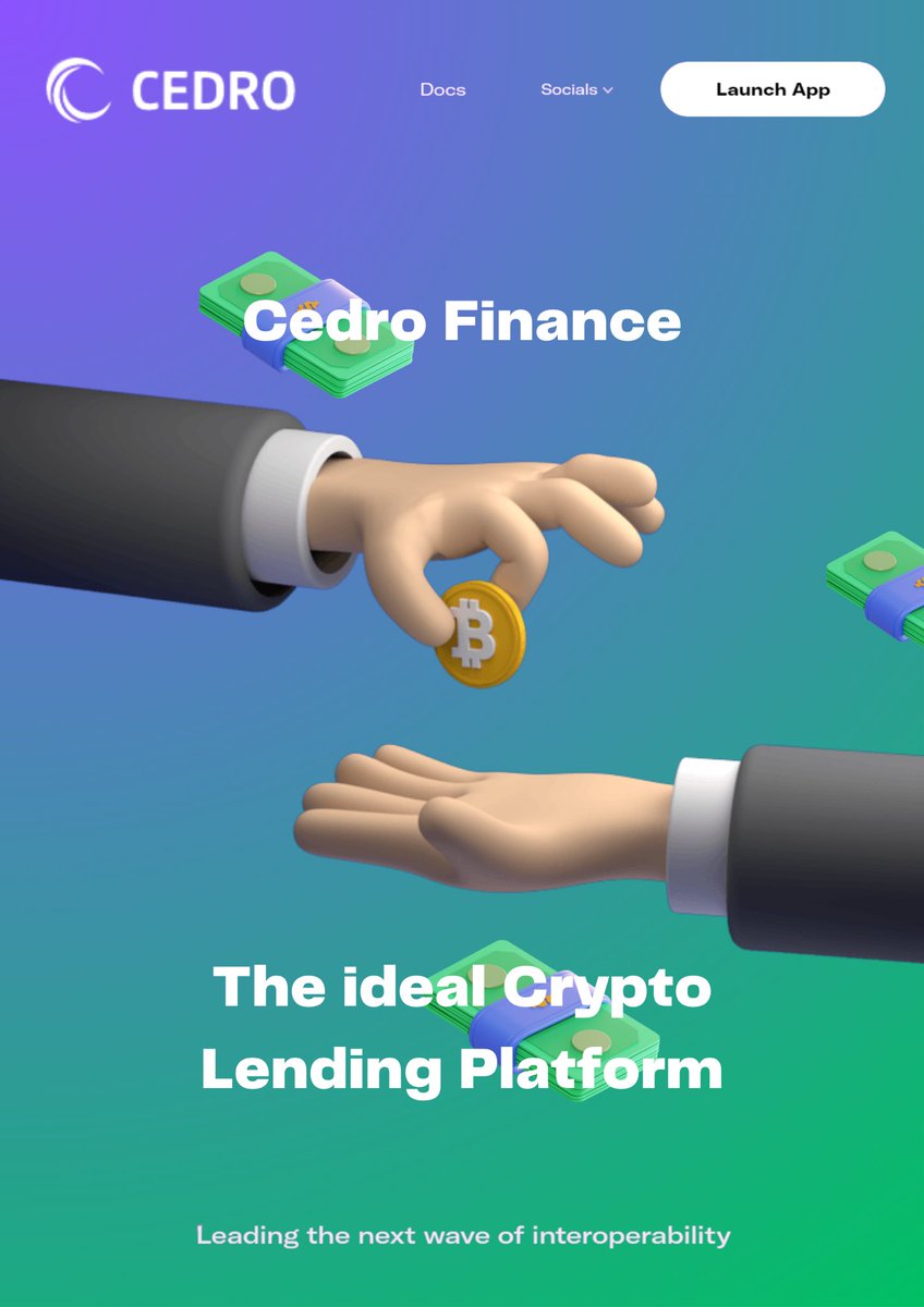 The concept behind @cedro_finance revolves around a decentralized liquidity protocol that facilitates borrowing and lending across different chains, ensuring minimal transaction expenses. 
#Cedro #CedroFinance #Web3 #DeFi