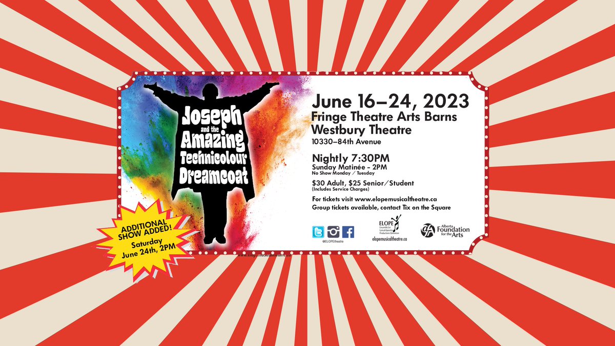 mailchi.mp/c9bfb241f733/e… and the Amazing Technicolour Dreamcoat opens June 16! tixonthesquare.ca/events/2023/jo…