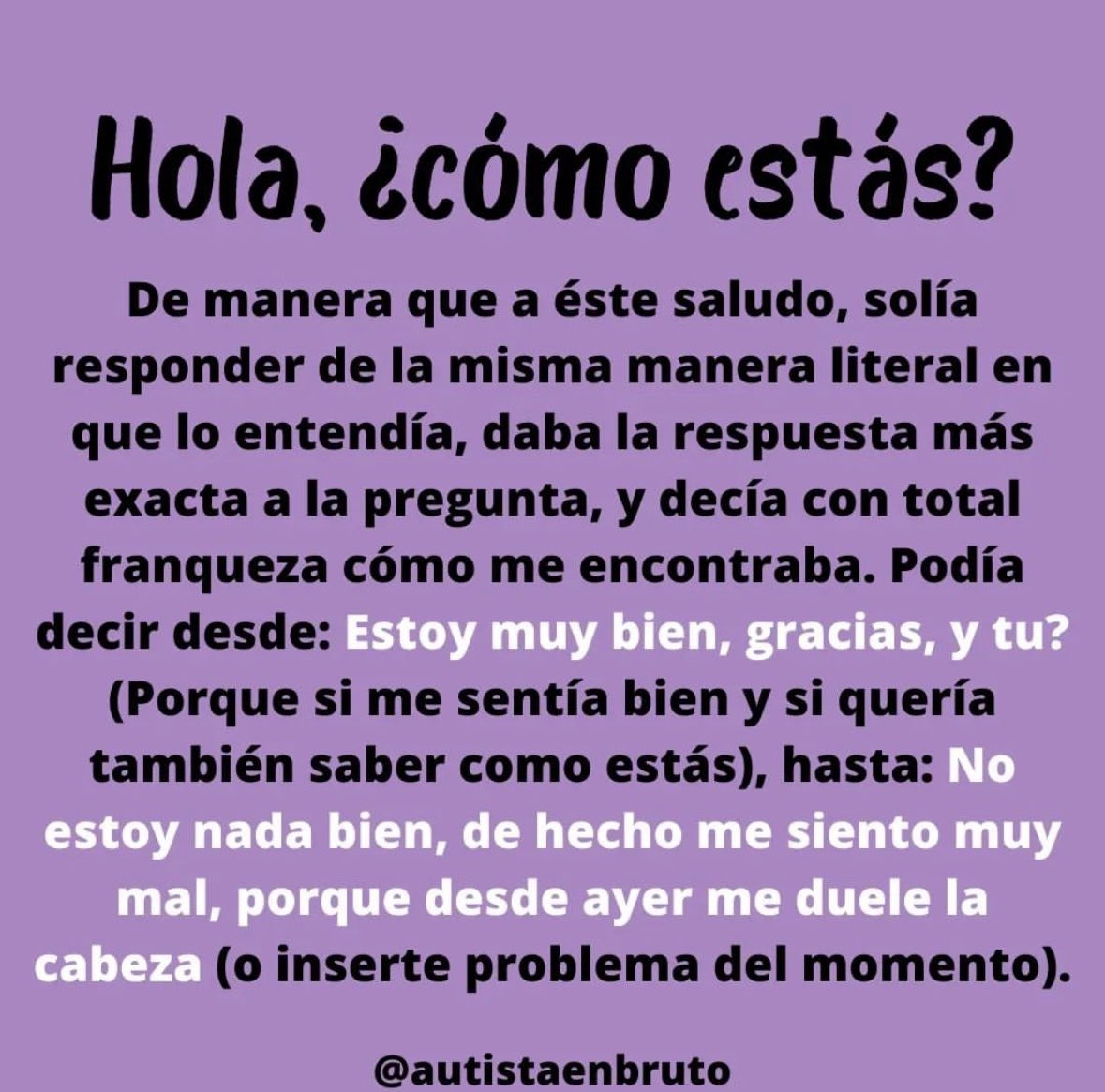 Este post de <a href="/AutistaEnBruto/">AutistaEnBruto</a> en #instagram también tiene que ser leído por aquí. 👇🏼

#autismo #CEA #TEA