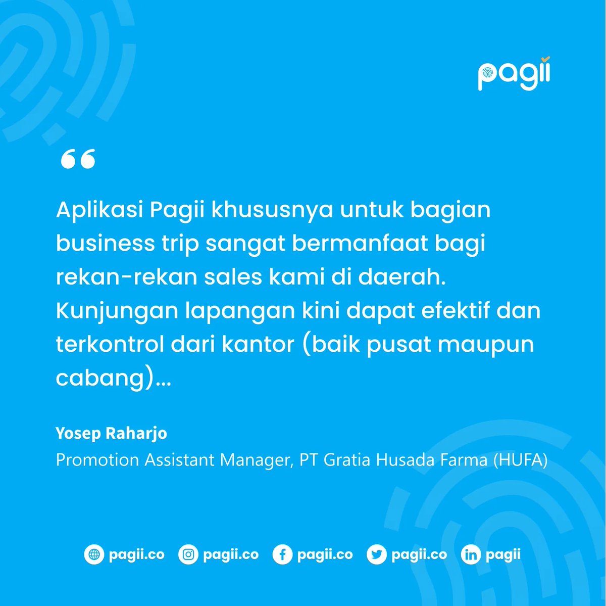 PagiiCo's tweet photo. Kunjungan lapangan, sales, sampai bisnis f&amp;b di banyak tempat hanya beberapa contoh kasus dimana aplikasi absensi yang akurat bisa membantu…⁣
⁣
Cari tahu bagaimana Pagii HR bisa membantu langsung 📞📞⁣
⁣
---⁣
#pagii⁣
#aplikasiabsensi⁣
#hrdindonesia⁣
#umkmindonesia⁣ https://t.co/zldhxrr4MQ