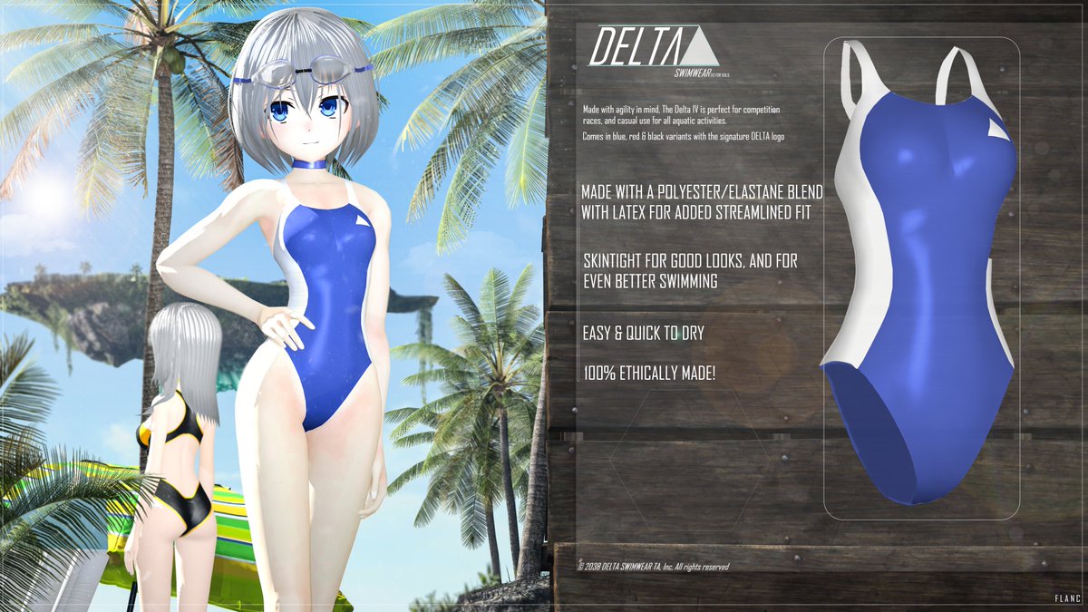 DELTA || #Swimsuit #Worldbuilding #Anime #OC || Just some cute lil worldbuilding fo today