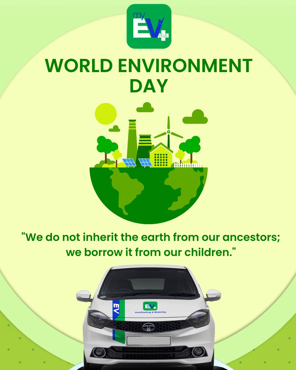 Book your Eco-Friendly Ride Now
+91-8346050505
myevplus.com
info@myevplus.com

#worldenvironmentday #zerocarbon #electriccab #myevplus #ridewithmyevplus #gogreen #goelectric #saveearth #nature #zerocancellation #nosurge #zerocarbonemission #evindia #electricvehicles