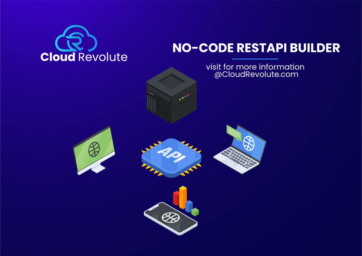 Cloudrevoluteus's tweet image. Top Best no-code API builder service at Cloud Revolute
#nocode #API #APIservices #USA #cloudrevolute