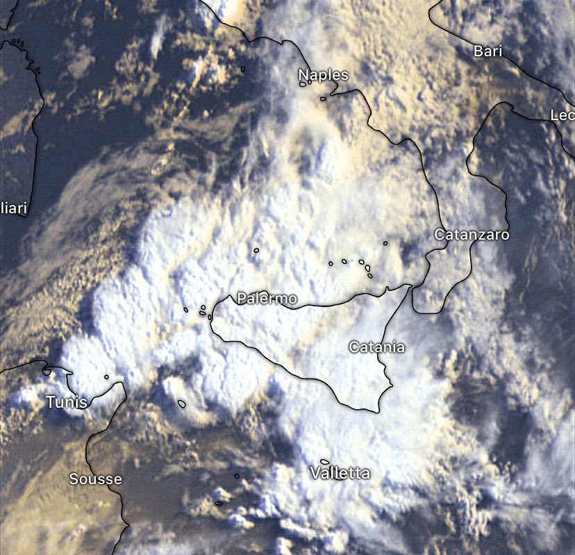 Ancora #maltempo in Sicilia. Piogge e molte nubi interesseranno la regione in questo 5 giugno