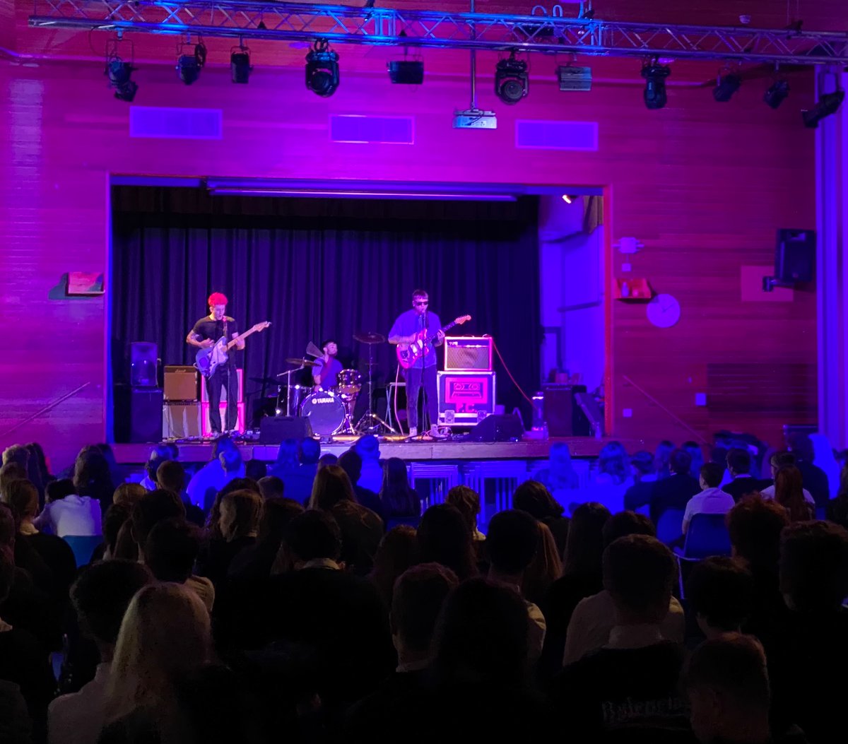 WOW! What a way to round off our S2 Battle of the Bands competition week! HUGE thanks to #AllanPurvis #Roisin McCarney #StayForTomorrow & #PettyCassettes for coming all the way from Glasgow & Dunfermline to perform on Friday @knoxacademy! @WE_ARE_REACTION @ELCArtsService