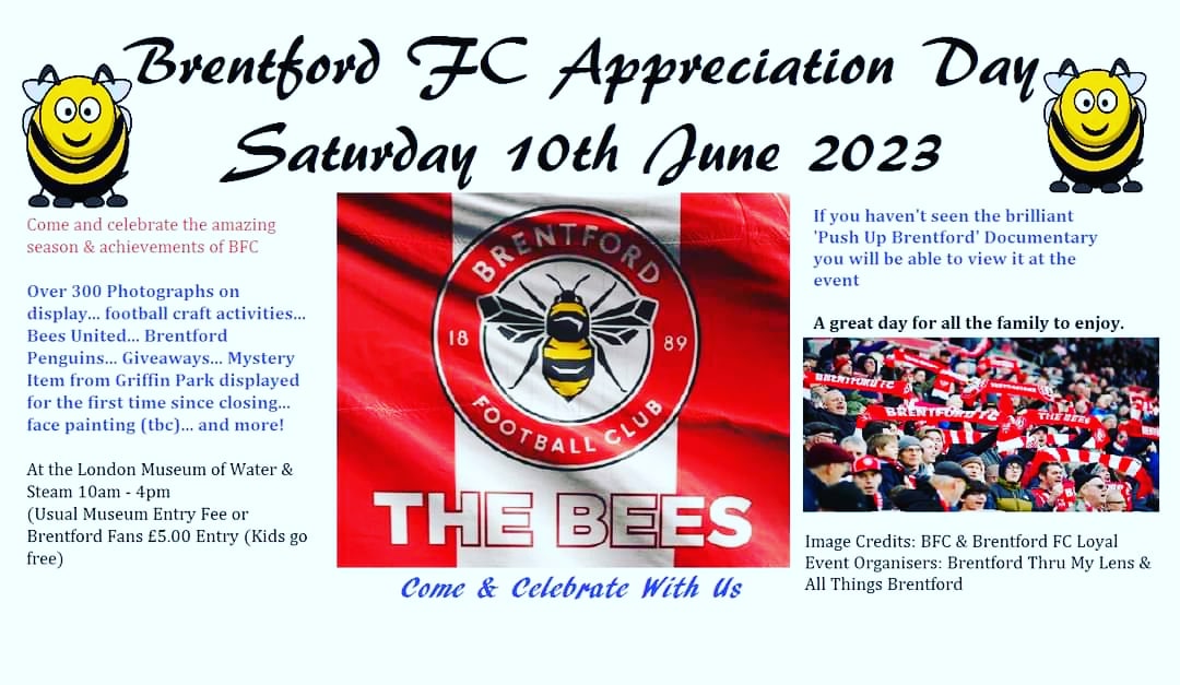 The countdown is on! Counting down to our Brentford Football Club Celebration of an amazing season event - Saturday 10th June! Hope you come and join us at the weekend! #brentfordfootballclub #brentfordfc Image Credit: Vernon Clements