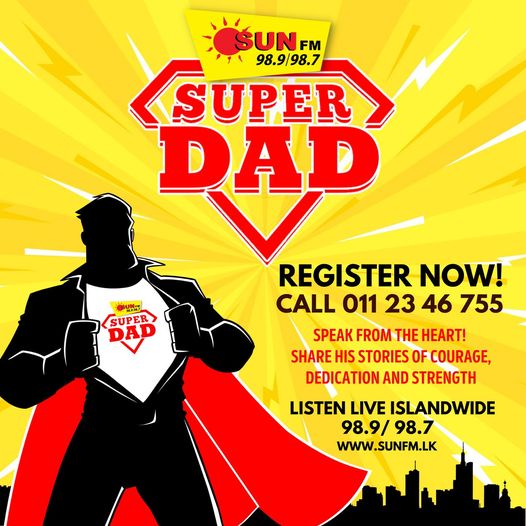 Any man can be a father, but it takes someone special to be a dad🦸‍♂️❤️☀️
Show your father some love by nominating him for the Sun FM Super Dad 2023
Make this Father’s Day a special one by letting your dad know how much he means to you❤️
#SunFM #SuperDad2023 #FathersDay2023