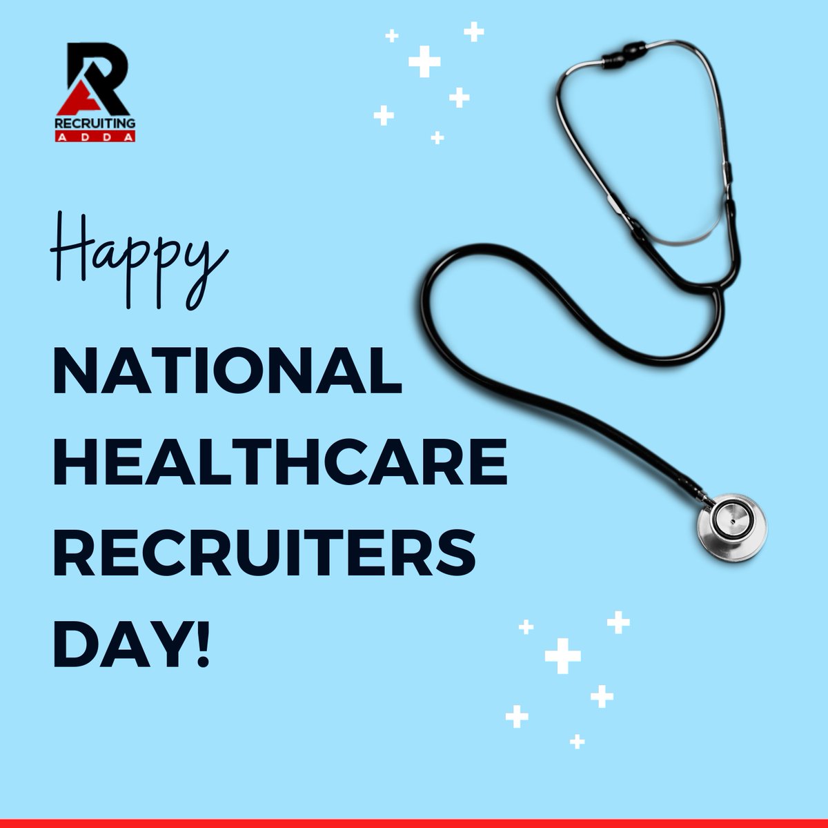 We appreciate your commitment to the profession in ensuring that our healthcare system is filled with competent & qualified staff always Wishing you a Happy National Healthcare Recruiters Day! #sourcingadda #recruitingadda #nationalhealthcarerecruitersday2023 #healthcarerecruiter