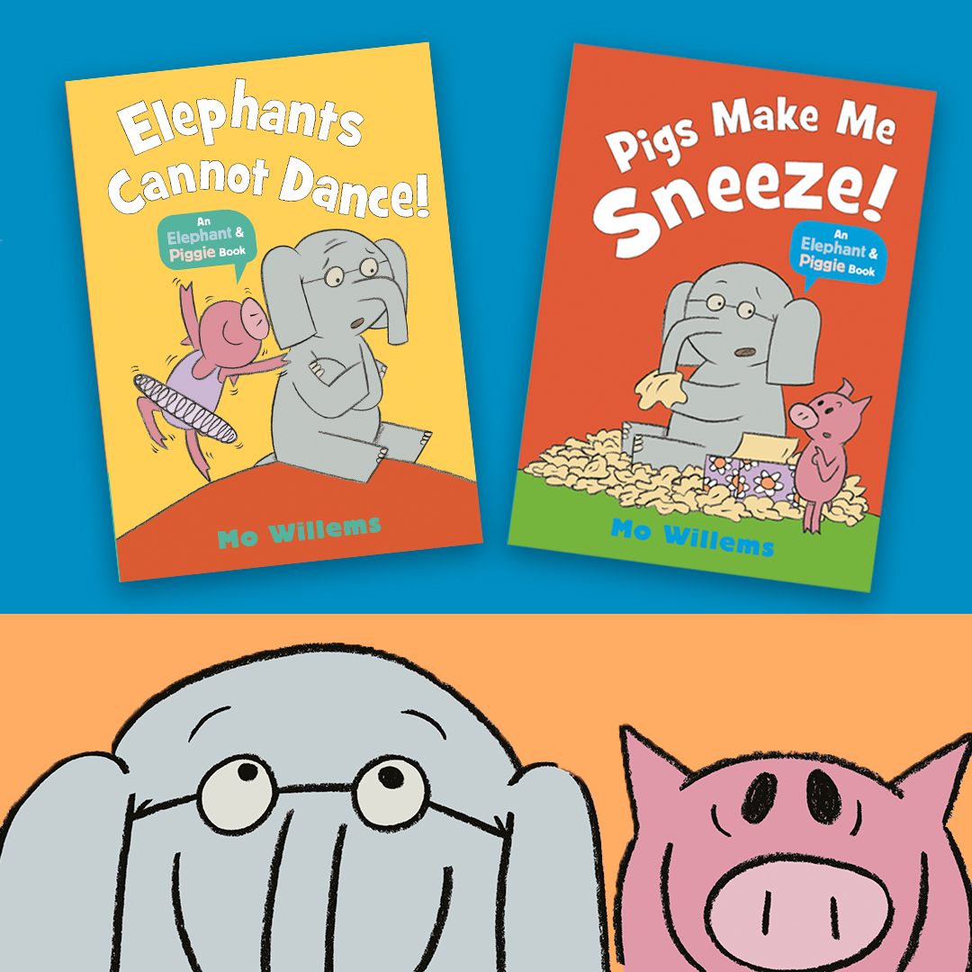 Perfect for children just learning to read, these highly original books are told entirely in speech bubbles with a repetitive use of familiar phrases 🐷🐘

From the award-winning author, <a href="/The_Pigeon/">The Pigeon</a>. Follow Elephant and Piggie in these two new humorous stories!