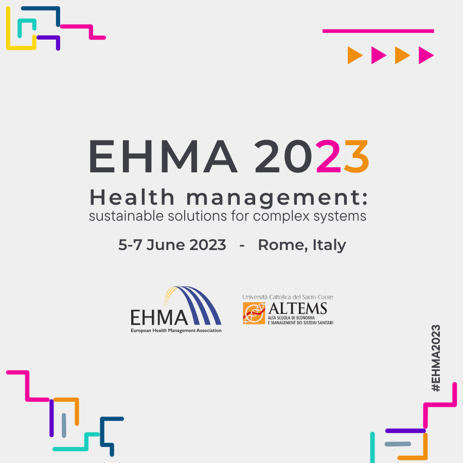 ❗️Today is the day! #EHMA2023 is about to kick-off. Unique occasion for #healthmanagers, #researchers & #HCPs to have their voices heard, connect with decision-makers & collectively inform #healthpolicy. #healthmanagement #EHMAandyou @ALTEMS4