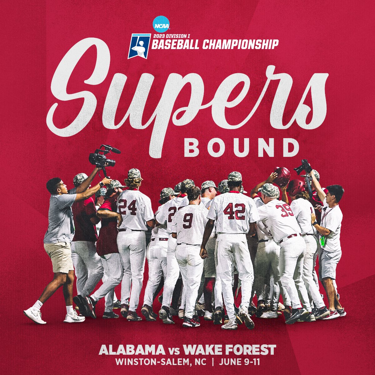 Next stop: Winston-Salem 🪩 

#RollTide