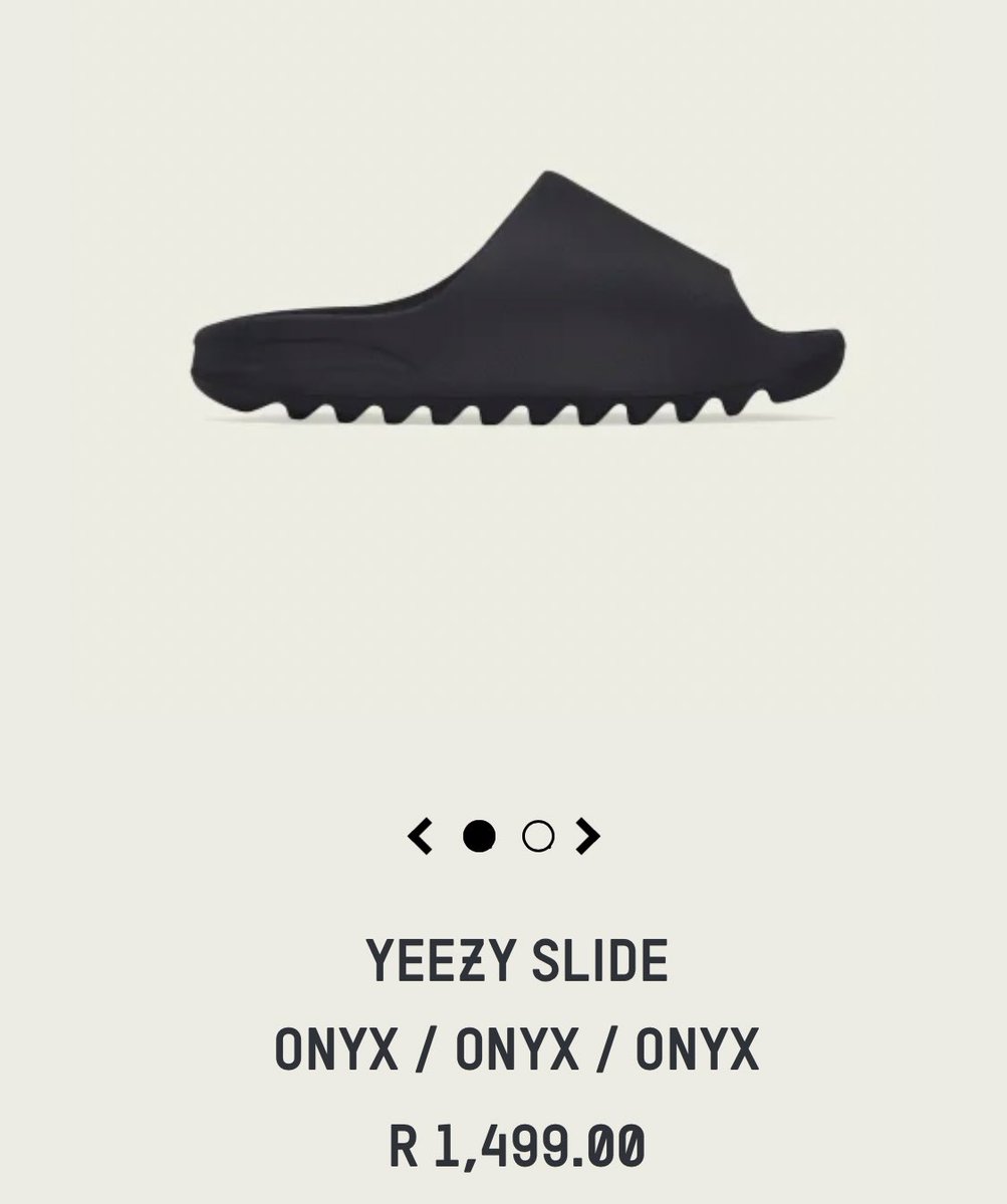 YOMZANSI Sneakers on Twitter "🚨JUST DROPPED🚨 adidas YEEZY Slide “Onyx