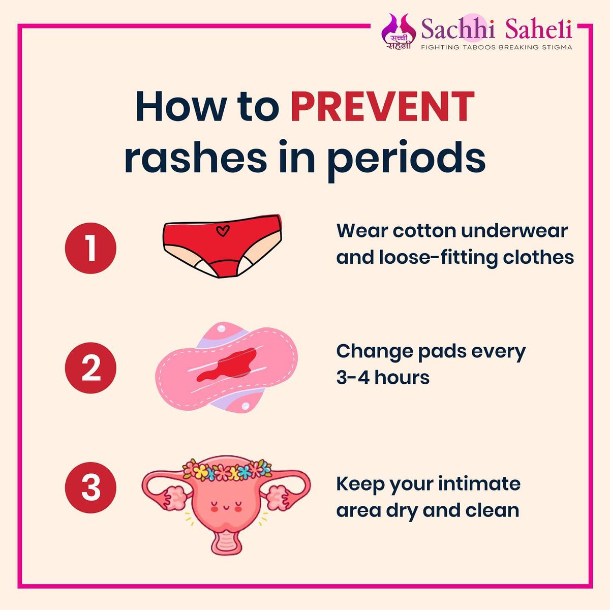 If you continue to experience persistent or severe rashes during your period, it's advisable to consult with a healthcare professional for further evaluation and guidance. #periodstruggles #periodsproblems #menstruation #rashes